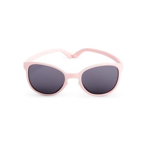 Ki et la gafa de sol años, occhiali da sole little kids 2-4 anni blush wayfarer unisex-bambini, rosa claro