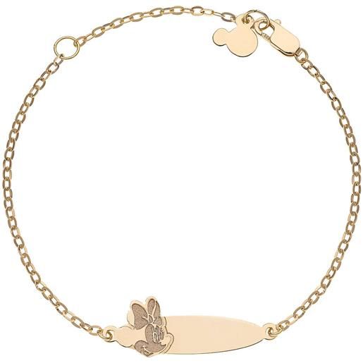 Disney bracciale con targa bambino oro 9kt gioiello Disney preziosi per bambini bg00011l-59