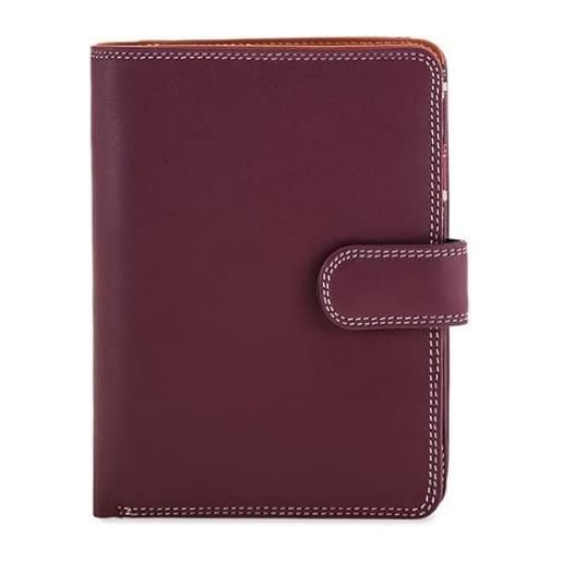 mywalit portafoglio donna in pelle large snap wallet - 229-136 - chianti