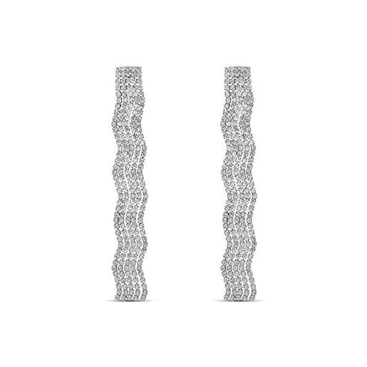 gioielleria orecchini pendenti romantic shine in metallo e cristalli 1683806