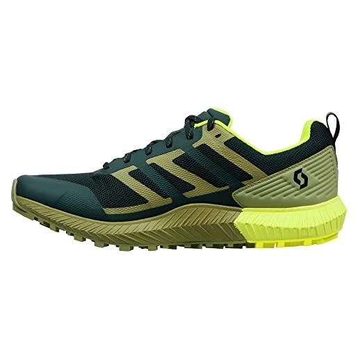 Scott zapatillas kinabalu 2, scarpe da ginnastica basse unisex-adulto, mud green yellow, 44.5 eu