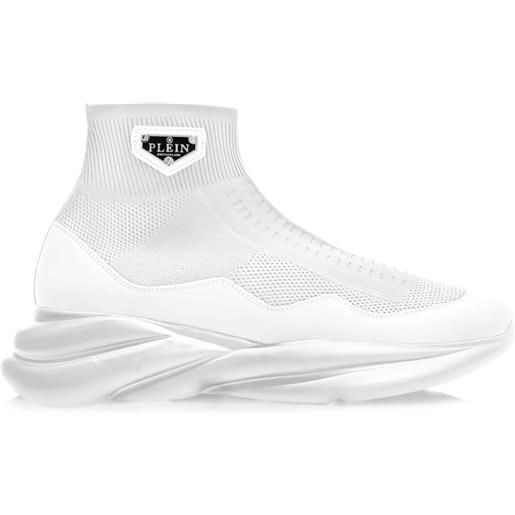Philipp Plein Sneakers Predator con pannelli a contrasto Bianco