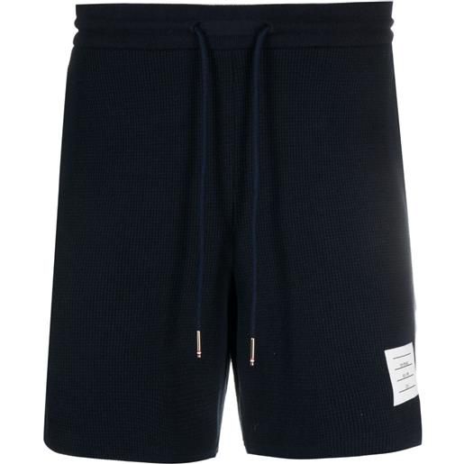Thom Browne shorts sportivi - blu