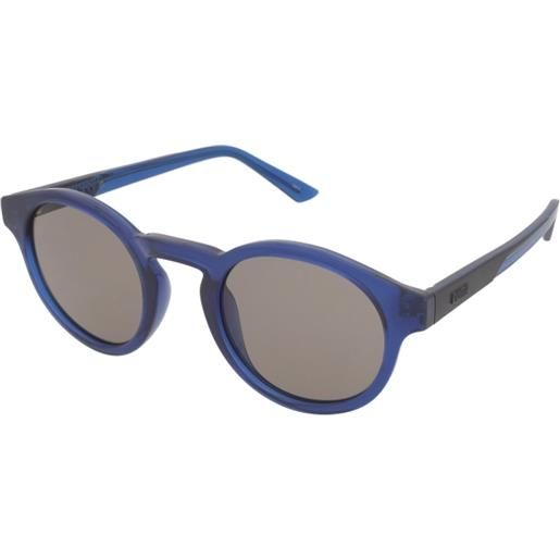 Puma pu0428s 004 | occhiali da sole sportivi | unisex | plastica | panthos | blu, trasparente | adrialenti