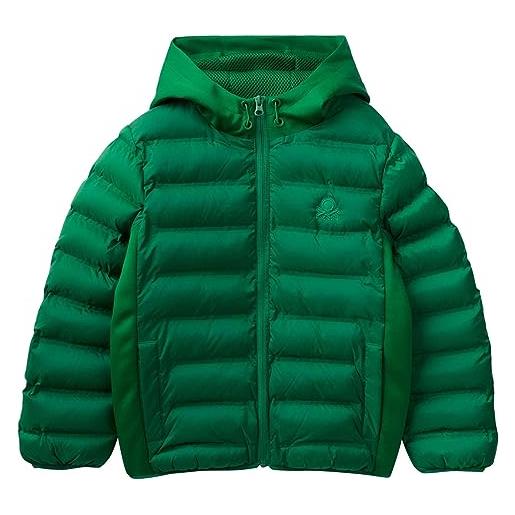 United Colors of Benetton giubbotto 2kl9cn02u, giacca bambini e ragazzi, verde bottiglia 1u3, l