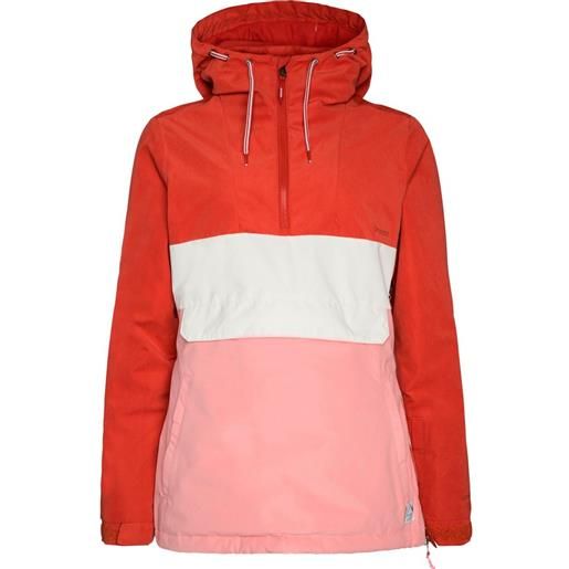 Protest ann jacket rosso, rosa l donna