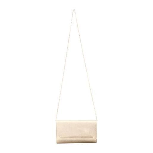 faina borsa a mano, pochette donna, argento, einheitsgröße