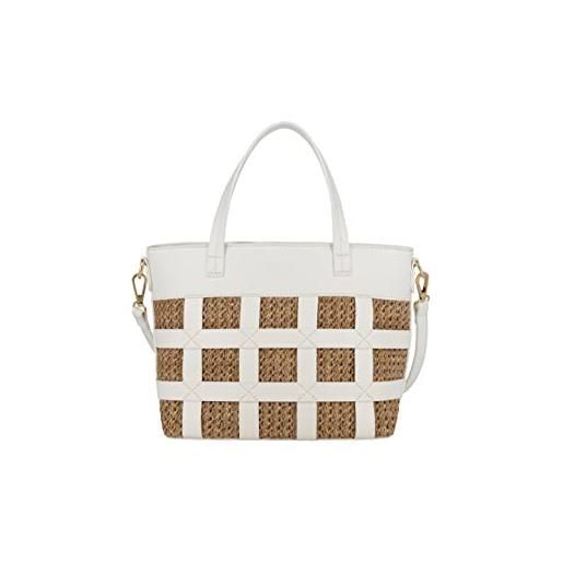 CELOCIA, shopper donna, bianco