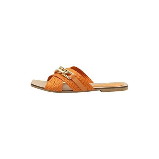 IRIDIA, sandalo donna, colore: arancione, 39 eu