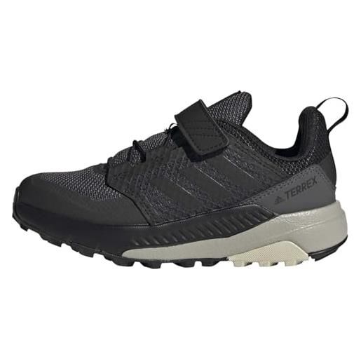 adidas terrex trailmaker hiking, sneakers unisex - bambini e ragazzi, grey five core black alumina, 31 eu
