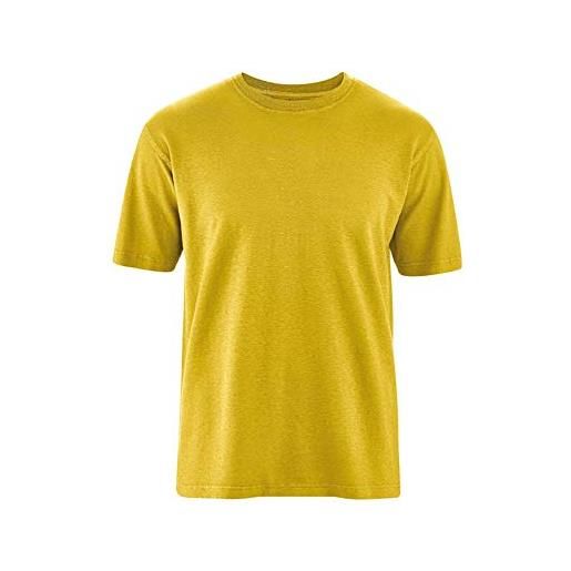 HempAge maglietta uomo canapa/cotone biologico, curry-150, xl