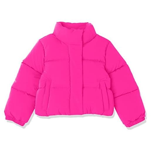 Amazon Essentials piumino moderno opaco bambine e ragazze, rosa fluo, 10 anni