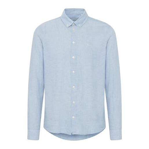 CASUAL FRIDAY cfanton 0053-maglietta bd ls linen mix camicia, 174030_silver lake blue, s uomo