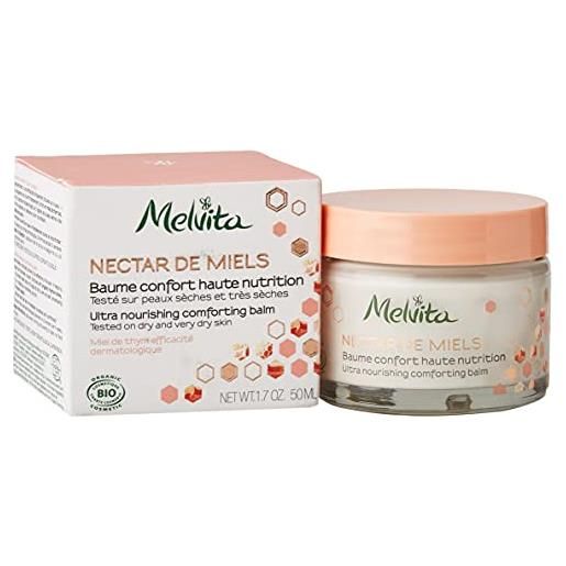 Melvita - balsamo nutriente nectar de miels - ripara intensamente - 99% naturale - certificato biologico - made in france - vasetto da 50 ml