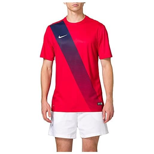Nike sash jsy 645497-657 maglietta a maniche corte in jersey, unisex - adulto, rosso, xl