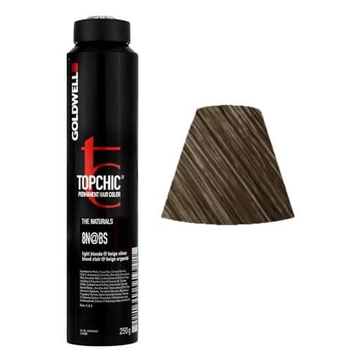 Goldwell 8n@bs light blonde beige silver topchic the naturals can 250ml