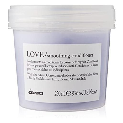 Davines love smoothing conditioner - balsamo lisciante per capelli indisciplinati 250ml - new formula 2022