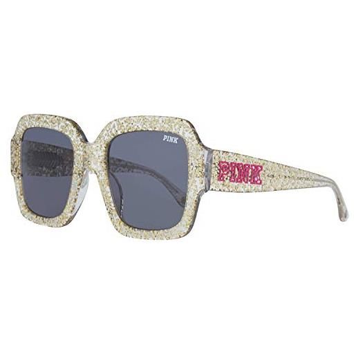 Victoria's Secret pk0010 5457a occhiali da sole, gold, l unisex-adulto