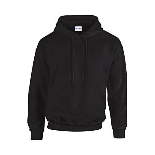 Gildan heavy blend hooded sweatshirt maglia di tuta, nero, x-large unisex-adulto