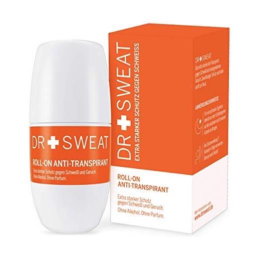 Dr. Sweat deo roll-on extra strong anti-traspirante, confezione da 1 (1 x 50 ml)