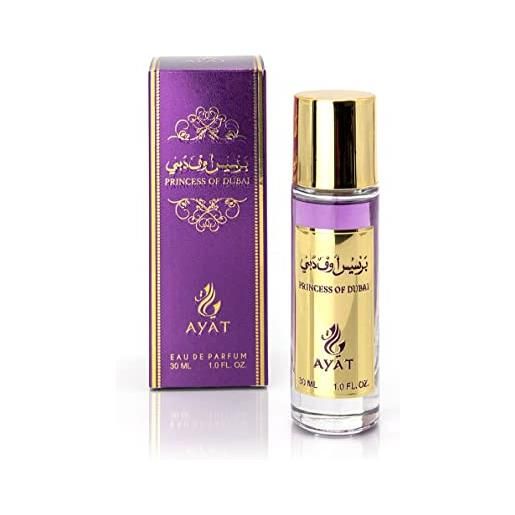 Ayat perfumes eau de parfum musk emirates 30 ml edp orientale arab - idea regalo originale per uomo e donna - profumi in miniatura realizzati e progettati a dubai (princess of dubai)