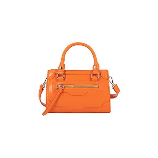 duilio, borsa con manici donna, colore: arancione