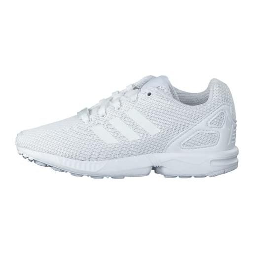 adidas s76296, scarpe da ginnastica basse unisex-bambini, bianco (footwear white/footwear white/footwear white), 35 eu