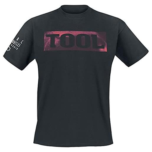 Tool 10.000 days uomo t-shirt nero s 100% cotone regular