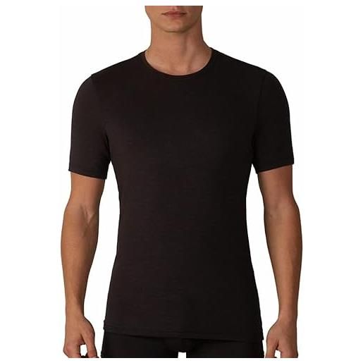 Richbell 3 | 6 magliette intimo uomo caldo cotone mezza manica girocollo, colori assortiti, taglie dalla s alla xxxl (3, l)