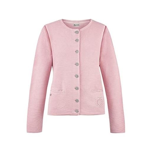 Stockerpoint malou maglione cardigan, rosa, l donna