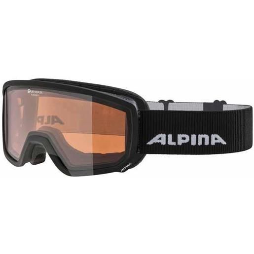 Alpina Snow scarabeo s qh ski goggles nero ruby red / orange qh/cat2