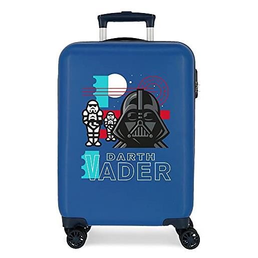 Star Wars galactic empire valigia da cabina blu 38 x 55 x 20 cm rigida abs chiusura a combinazione laterale 34 l 2 kg 4 ruote doppie bagaglio a mano
