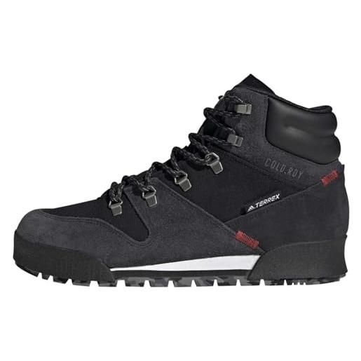 adidas terrex snowpitch cold. Rdy hiking, shoes - mid (non-football) uomo, core black core black scarlet, 41 1/3 eu