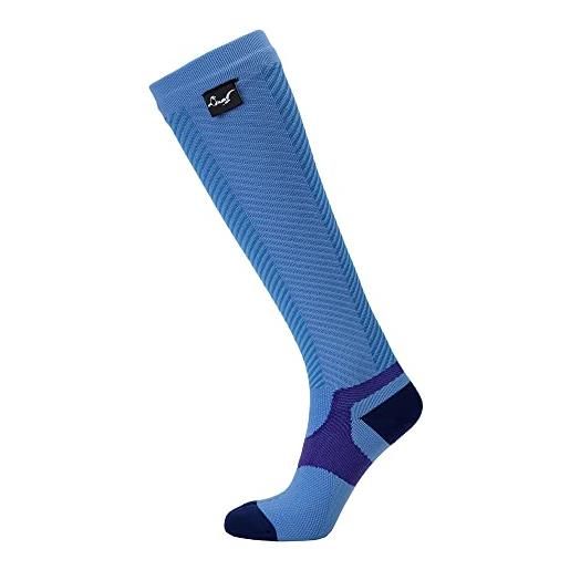 OTTERSHELL calze impermeabili per uomini e donne, 100% impermeabili, traspiranti, calze a vento. Per esterni insegui come il funzionamento waterprova cold weather ginocchio lunghezza sock (s, nero - long)