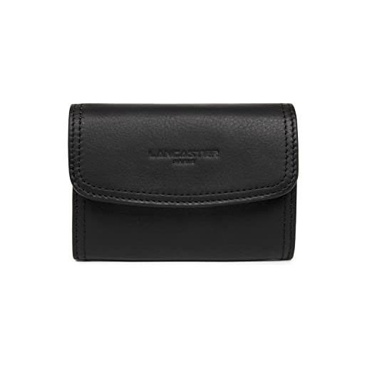 Lancaster porte-monnaie soft vintage réf 120-21 - noir