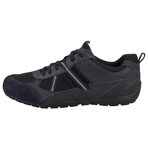 Geox u ravex, scarpe da ginnastica uomo, grigio (grey 01), 41 eu