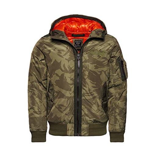 Superdry a1-casual jacket giacca, mimetico, m uomo