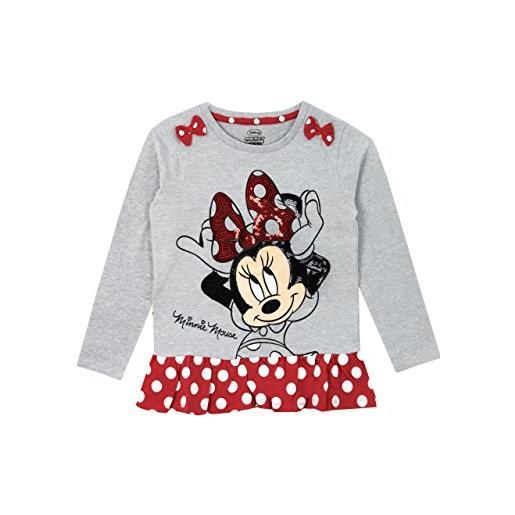 Disney topolina - maglietta a maniche lunga - minnie mouse - ragazza - 7 a 8 anni