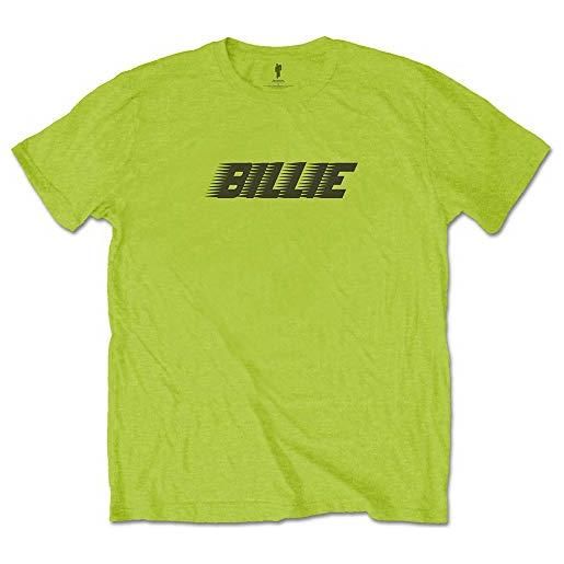 Rock Off green billie eilish racer logo ufficiale uomo maglietta unisex (small)
