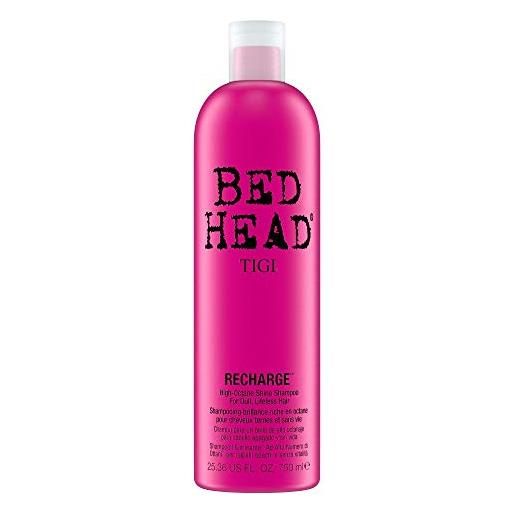 Tigi bed head recharge shampoo 750ml - illuminante ad alto numero di ottani