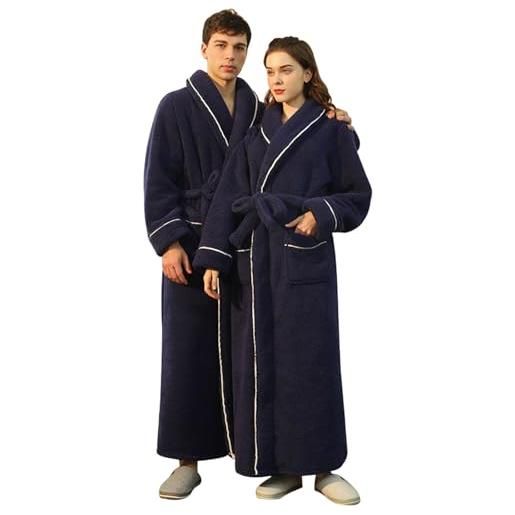 Accappatoio Uomo Inverno Plus Size Lungo Accogliente Accappatoio di  Flanella Kimono Caldo Corallo Pile Accappatoio Notte Pelliccia Accappatoi  Accappatoio Donna Pigiameria Donna Accappatoio Invernale ( : : Moda