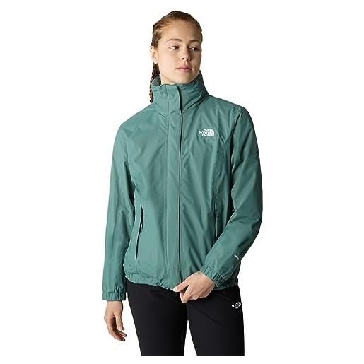 The North Face - giacca da donna resolve - giacca da trekking impermeabile e traspirante - dark sage - s