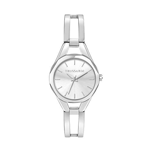 Trussardi metropolitan orologio donna, solo tempo, 3h - 30mm