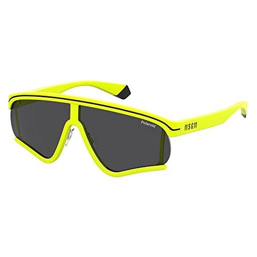 Polaroid pld msgm 2/g sunglasses, 4cw/m9 yellow black, 68 unisex