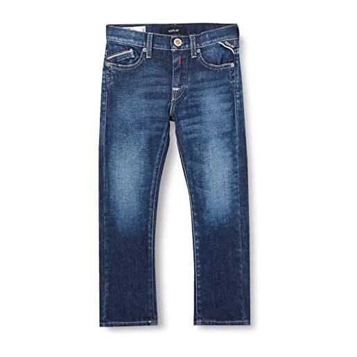 Replay mini waitom jeans, 009 blu medio, 6 anni bambino