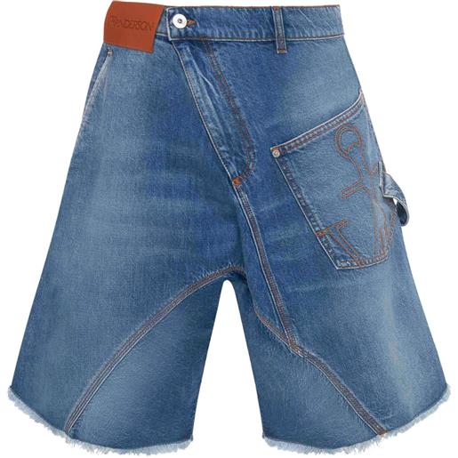 JW Anderson shorts denim - blu
