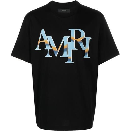 AMIRI t-shirt con stampa - nero