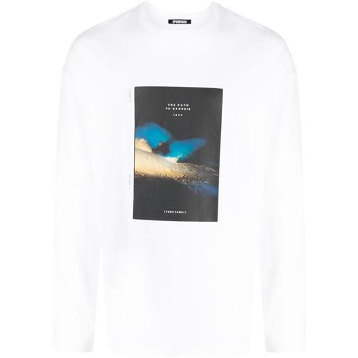 Spoonyard t-shirt con stampa - bianco