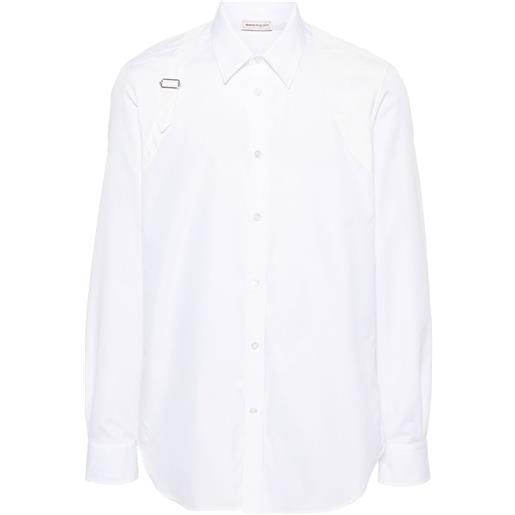 Alexander McQueen camicia con fibbia - bianco