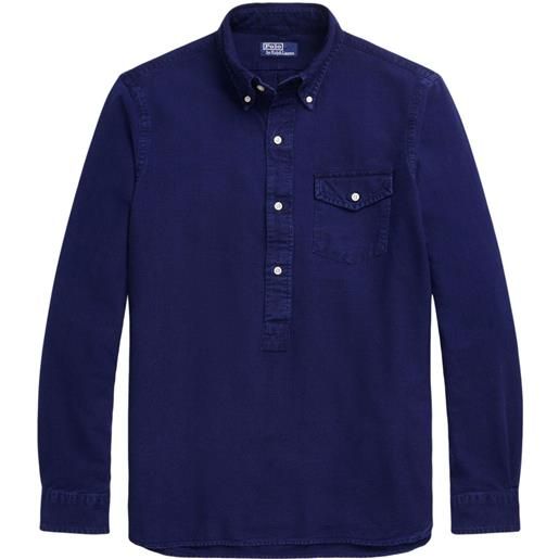 Polo Ralph Lauren camicia button-down - blu